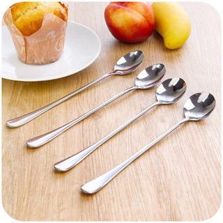 COMBO 5 Thìa Inox Cán Dài / Muỗng Pha Cafe, Sinh Tố Phong Cách Hàn Quốc Dễ Thương 88279 Mienphivanchuyen199k