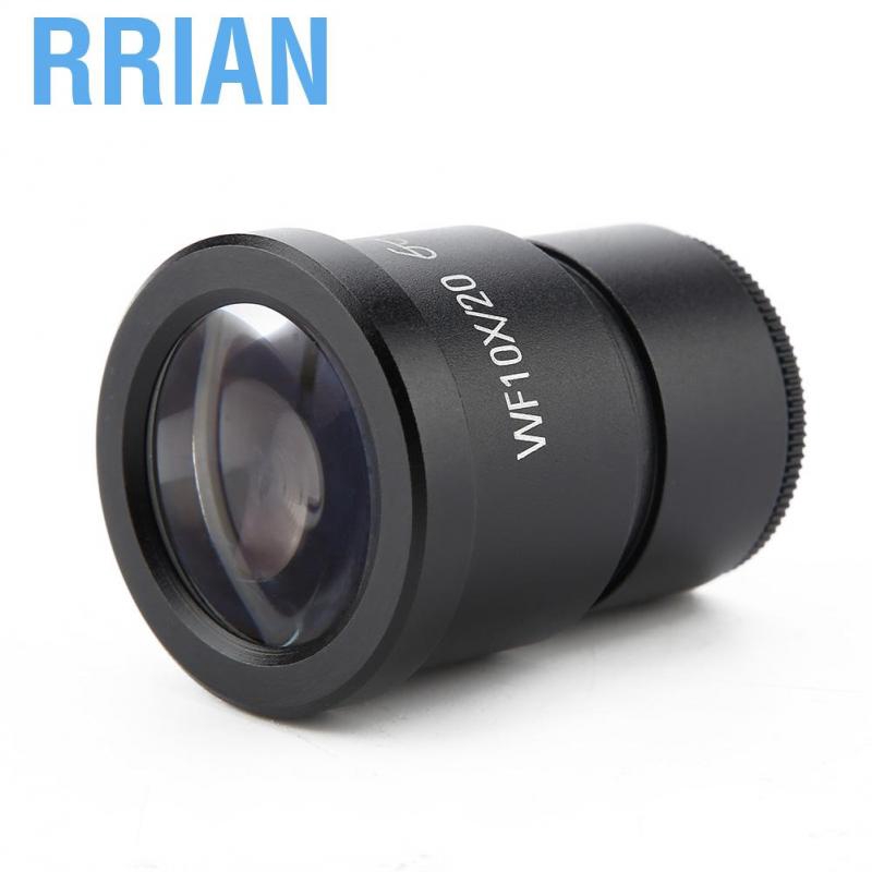 Rrianfo RRIAN 1 cái WF10X/20 Kính Hiển Vi Âm Thanh Nổi Trường Rộng Kích Thước Gắn Thị Kính 30mm