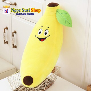 [GIÁ SẬP SÀN] Gấu bông TRÁI CHUỐI SIZE LỚN ẢNH THẬT SIZE 50CM DÀI 45CM - Thú nhồi bông đồ chơi doll toy TRÁI CHUỐI