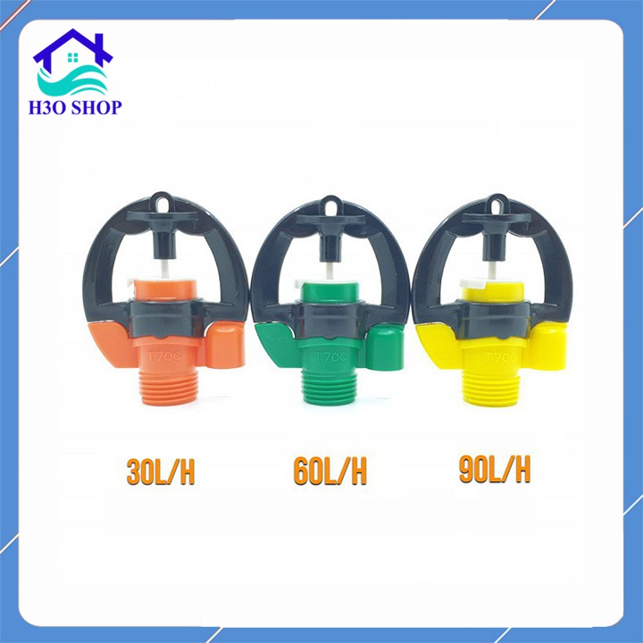 Béc tưới phun mưa T700 có bù áp - Béc tưới gốc