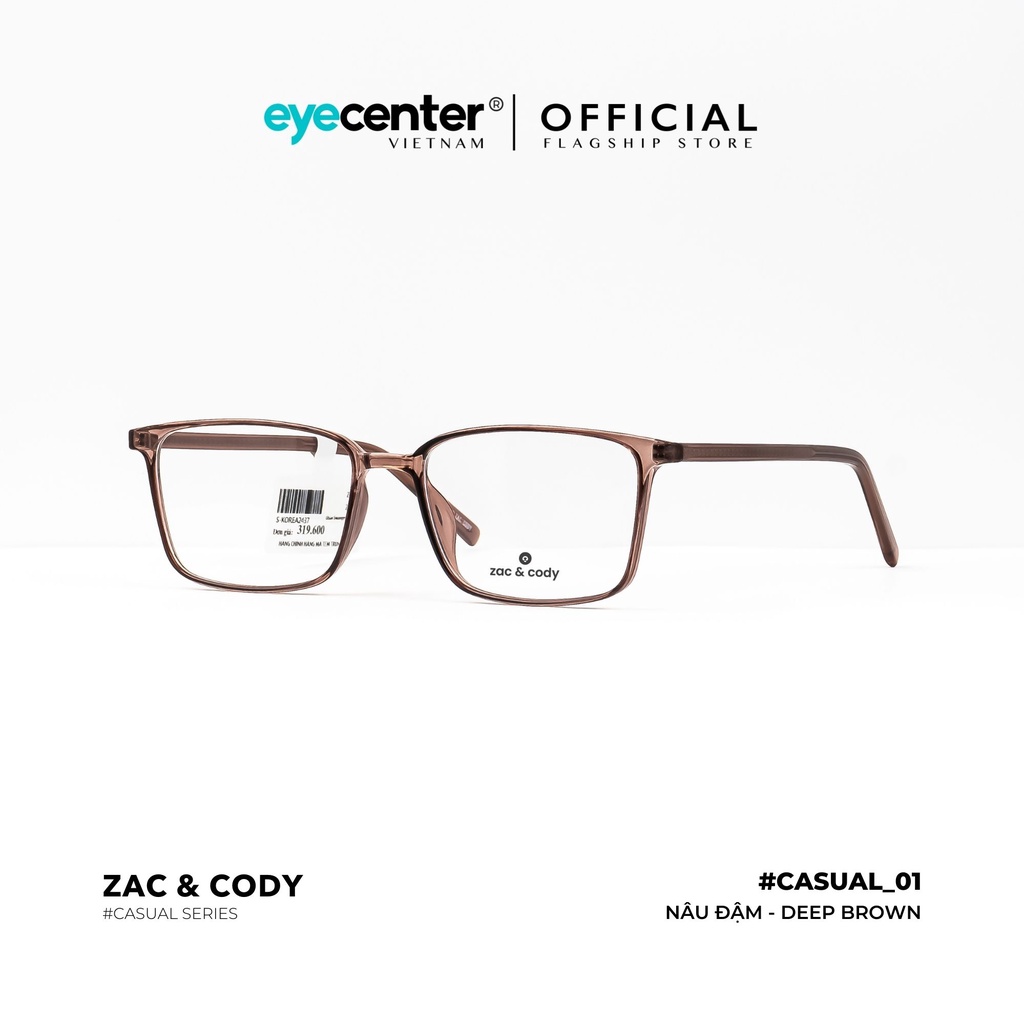 Ảnh Gọng kính vuông nam nữ chính hãng C01S by Zac & Cody nhập khẩu Eye Center Vietnam 3