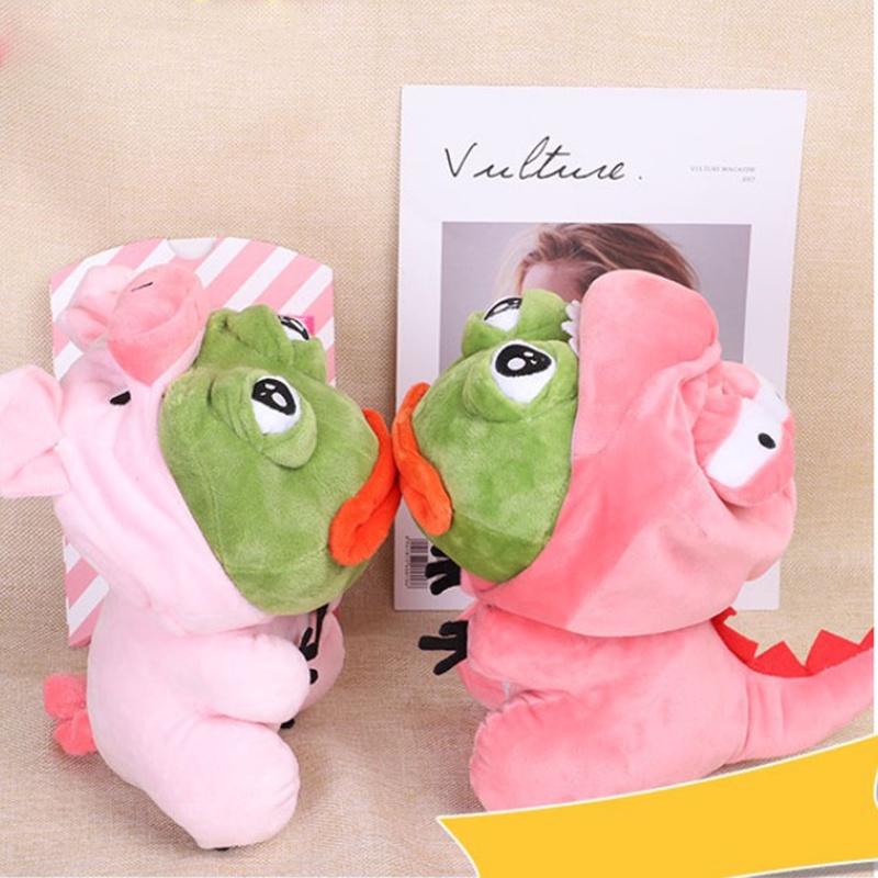 Pepe The Frog Sad Frog Pink Pig Frog Dinosaur Baby Toys Plush For Children's