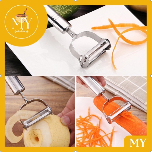 Dụng cụ gọt bào sợi rau củ inox thép không gỉ tiện lợi đa năng