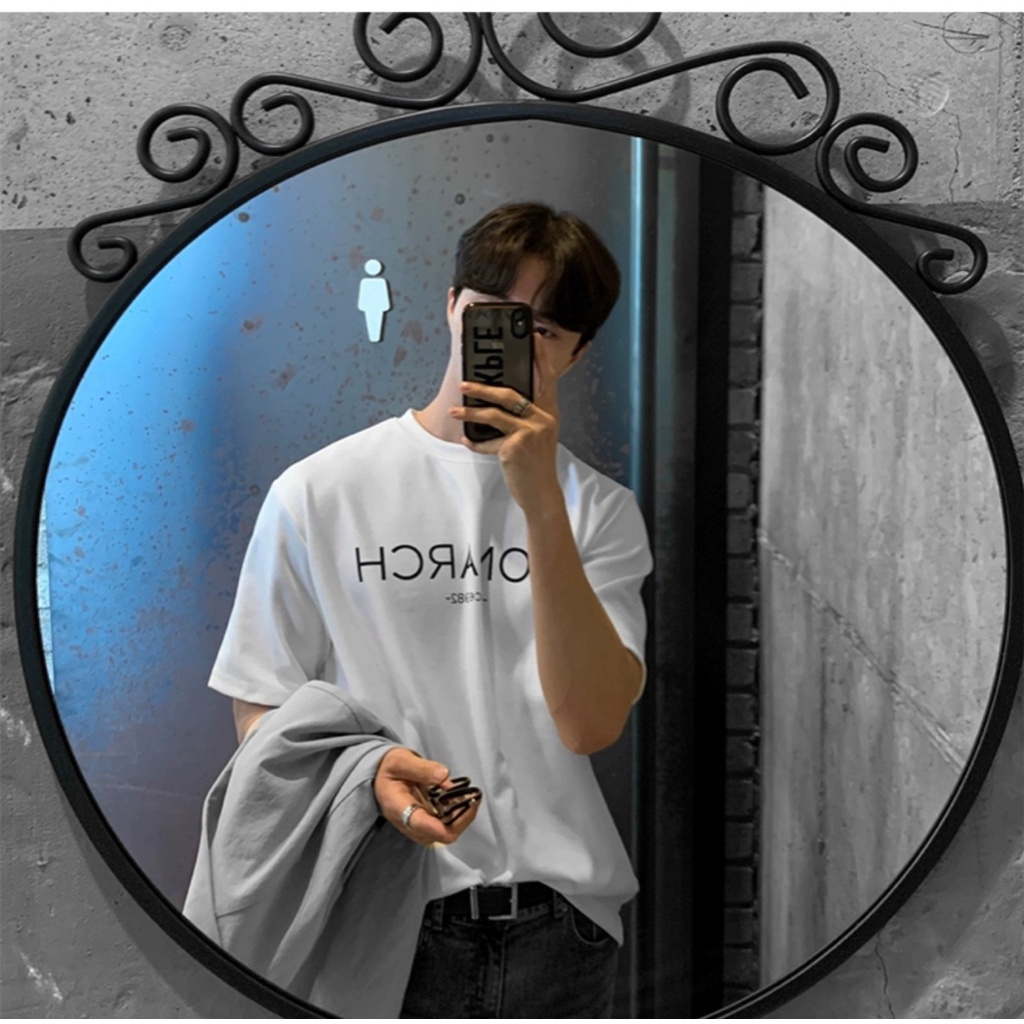 Áo thun Stee Cổ tròn Oversize MONARCHI CVCVNI Unisex Menwear Cotton