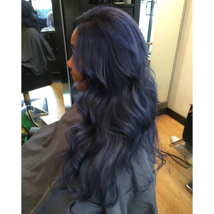 Top 15+ kiểu tóc màu xanh tím thời thượng, năng động - ALONGWALKER