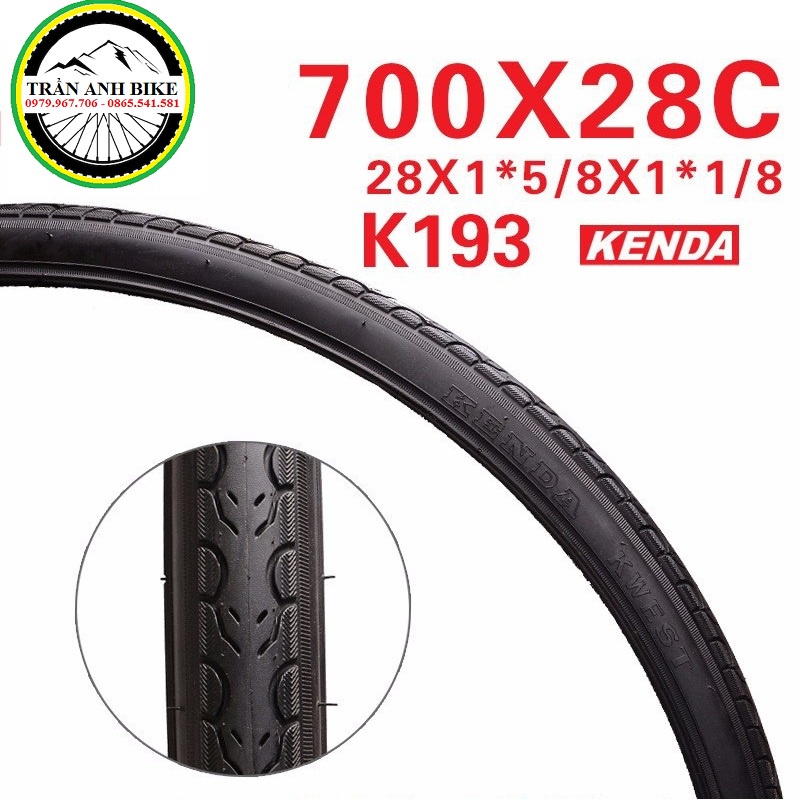 Kenda Kwest K193 – Pneumatico 700c Per Bici Ibrida, Da Strada E Fixie – Battistrada Liscio, Color Crema/beige - 3