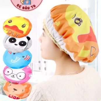Nón Tắm 🍒SOKANY.STORE🍒 Mũ Tắm Trùm Đầu, Mũ Chụp Tóc Khi Tắm Hình Thú (Mẫu Ngẫu Nhiên)