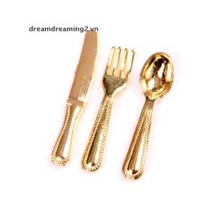 Bộ 12 Dao Và Nĩa Cho Nhà Búp Bê