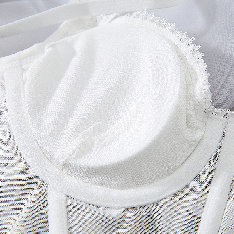 Áo lót Mềm Thêu Hoa Có Đệm Nâng Ngực Gợi Cảm Chống Chảy Xệ Cho Nữ