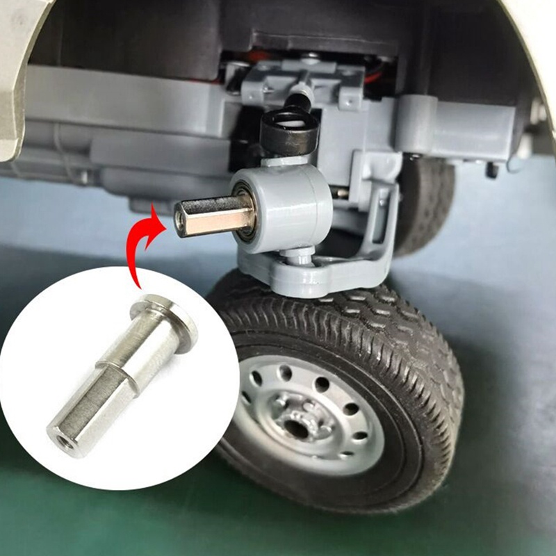 Bộ Phụ Kiện Ốc Vít Lục Giác 5Mm Bằng Kim Loại Cho Xe Tải Điều Khiển Wpl D12 1/10