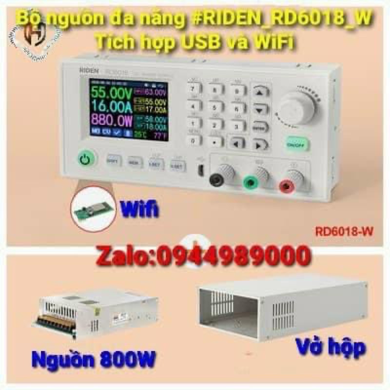 Bộ Nguồn Đa Năng Riden-RD6018-W | Shopee Việt Nam