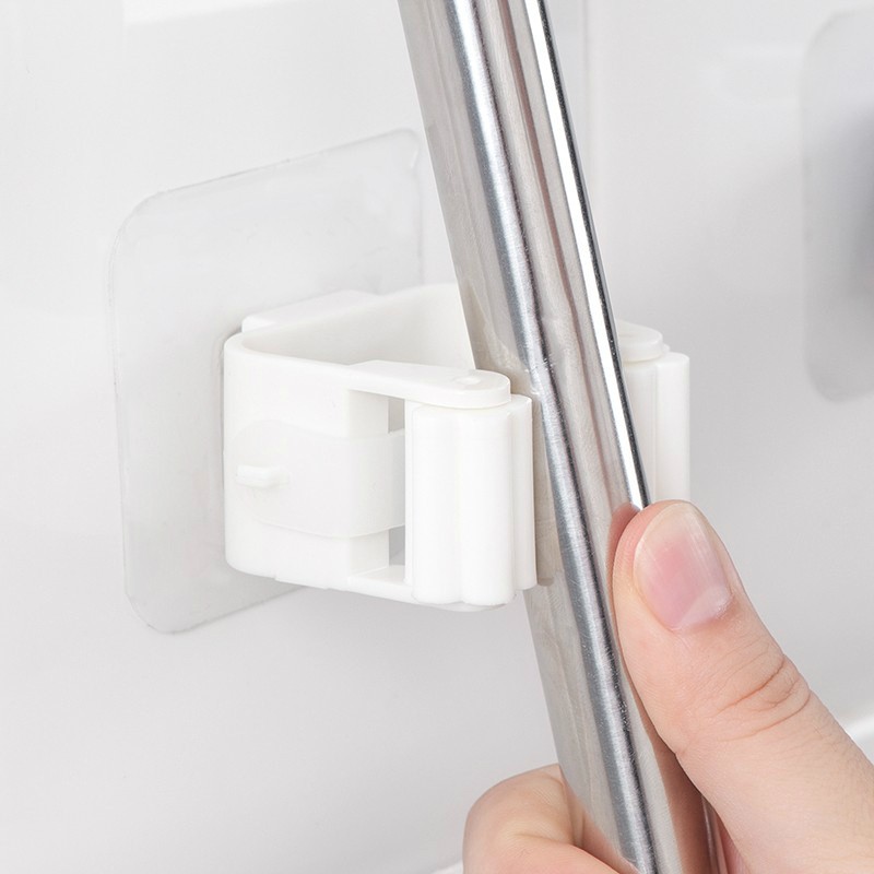 [HÀNG CÓ SẴN] SET 3 Giá treo cây lau nhà đa năng móc treo chổi dán tường siêu chắc, chịu lực tốt