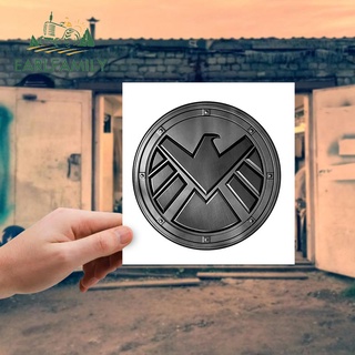 EARLFAMILY 13cm SHIELD Logo Siêu Anh Hùng Marvel Xe Dán Windows Xe Máy Ván Trượt Vinyl Chống Thấm Nước Decal Cá Tính Bảo Vệ Cửa Xe Ô Tô