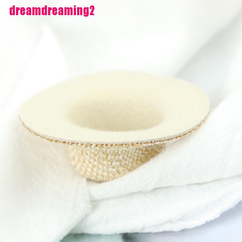 Bộ 2 Mũ Rơm Đáng Yêu Cho Búp Bê Nhà