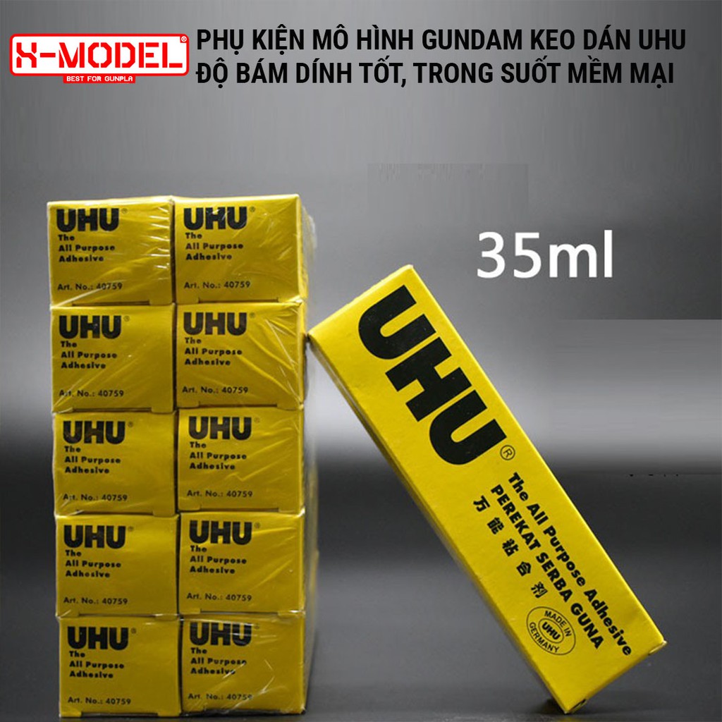 Ảnh Keo dán siêu dính UHU mềm mại, phụ kiện làm mô hình X- MODEL tiện ích, cao cấp, an toàn khi sử dụng 1