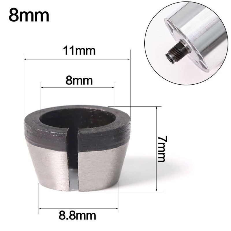 Đầu Kẹp Mũi Khoan 6mm 6.35mm 8mm Tiện Dụng