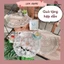 RA/Tấm lót ly cốc móc ren vintage tròn kiểu Âu decor phòng bếp trang trí xinh xắn thủ công