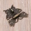 Ổ Khóa Hộp Trang Sức Bằng Gỗ Hình Bướm Phong Cách Vintage