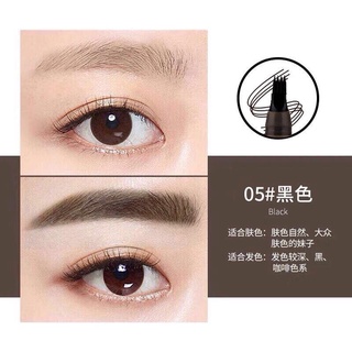 Bút kẻ sợi lông mày tiện dụng rõ sợi Hamin