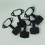 VVDZA 5 / 10 Chiếc Xe Cổng Sạc Bụi Đen Cắm Ổ Cắm Đơn Vỏ Cổng Sạc Chống Thấm Nước