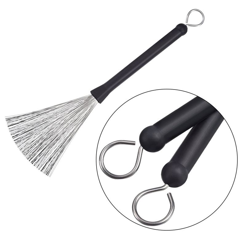 Bộ 1 cặp chổi đánh trống có thể thu gọn + 1 cặp que đánh trống