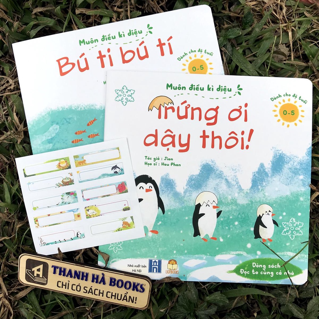 Ảnh Sách - Muôn điều kì diệu - Bộ 2 quyển Tặng kèm Nametag - Dành cho bé 0 - 5 tuổi (Dòng sách đọc to) (Lẻ tùy chọn) 1