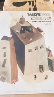 Sổ / Giấy vẽ Holbein Watercolor Sketchbook size A4 - tô được màu nước