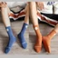 Tất vớ cổ cao trắng nữ nam gân nhún thể thao streetwear chất cotton dày thoáng khí co giãn style Hàn Quốc ABICA TD055