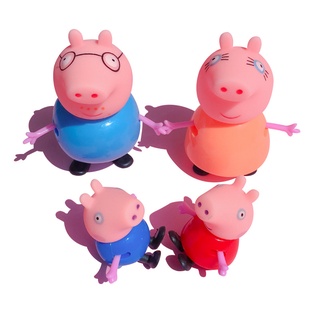 Set 4 Mô Hình Nhân Vật Phim Hoạt Hình Heo Peppa