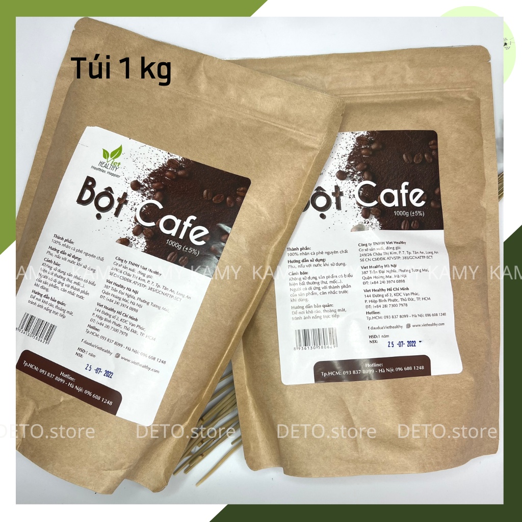 Bột cafe thải độc Enema túi 100g hỗ trợ táo bón làm đẹp da thanh lọc cơ thể