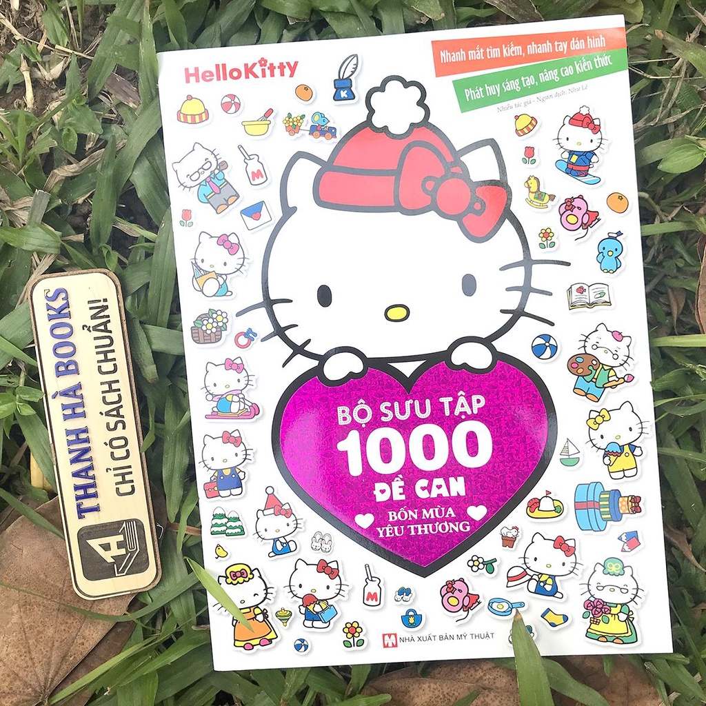 Ảnh Sách - Hello Kitty - Bộ Sưu Tập 1000 đề can - Bốn Mùa Yêu Thương (2-8 tuổi) 1