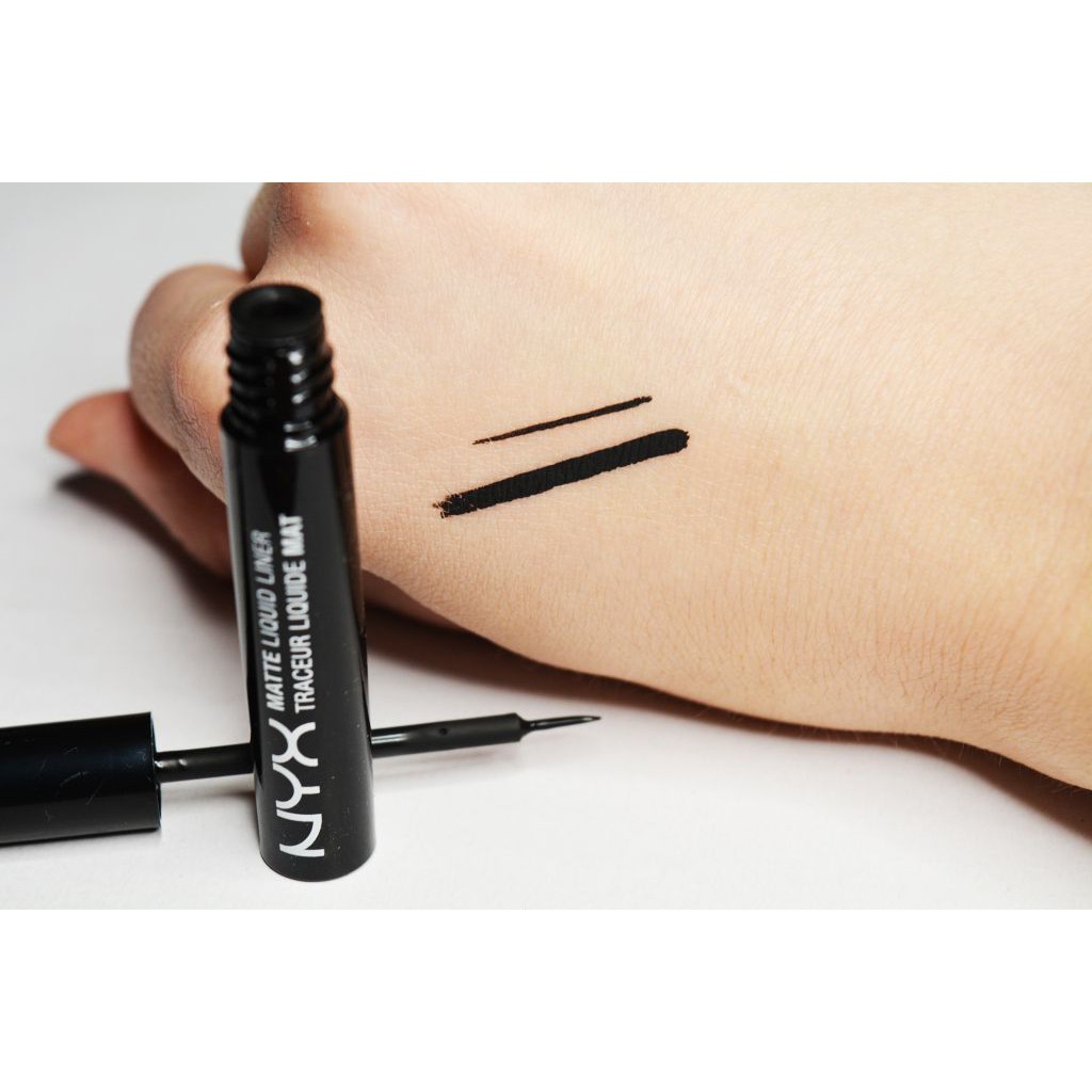 Nyx - Kẻ Viền Mắt Nyx Matte Liquid Eyeliner - Black Noir | Shopee Việt Nam