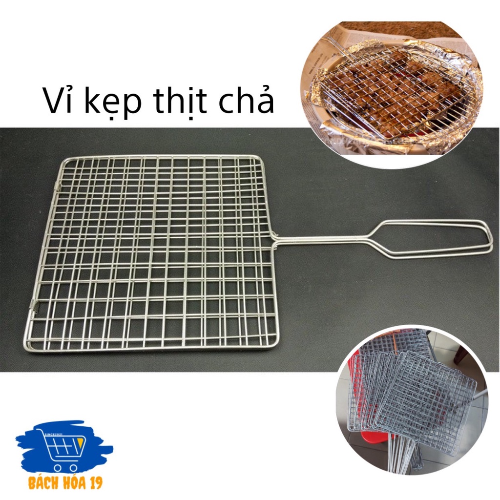 Vỉ Kẹp Thịt Nướng Inox - Giải Pháp Hoàn Hảo Cho Món Nướng Ngon