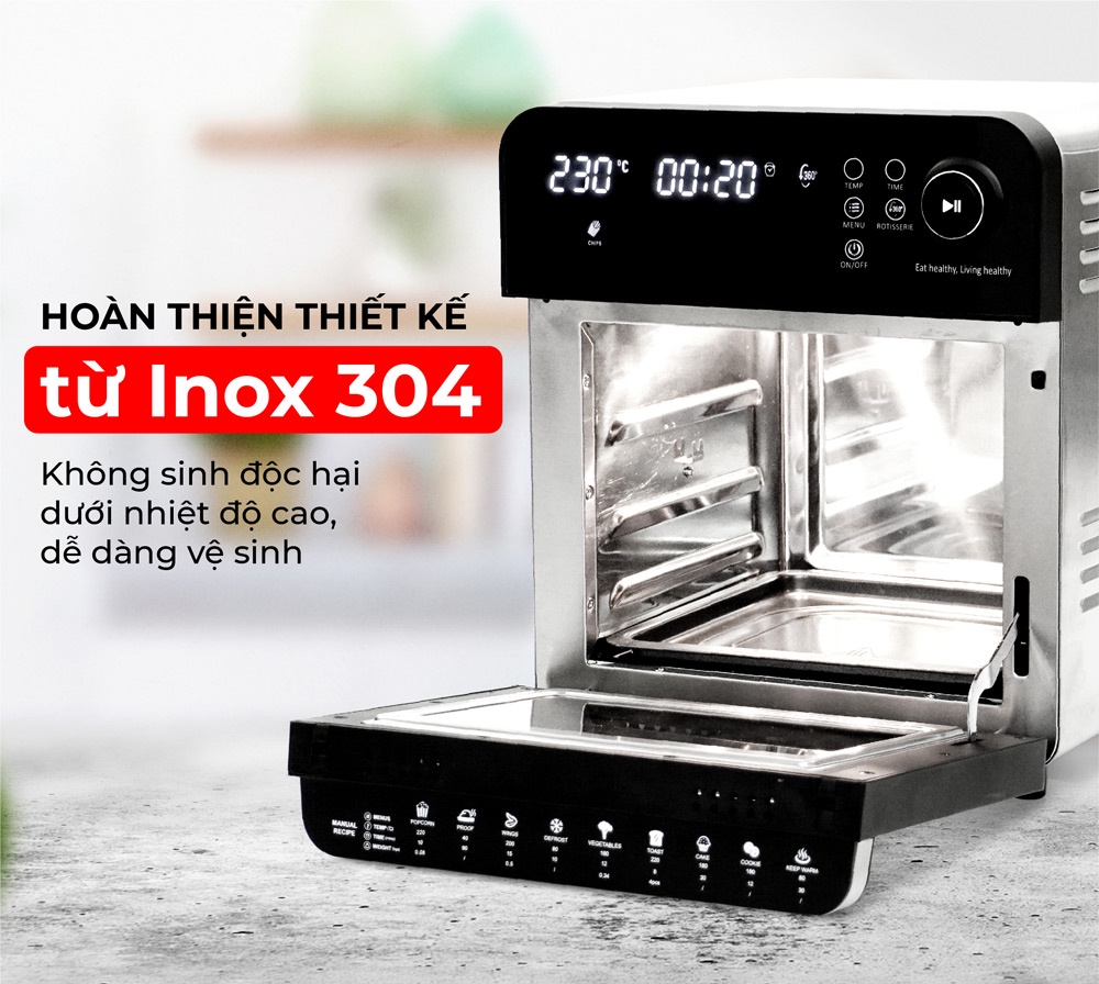 Nồi chiên không dầu KIPOR KP-AF657 - 15L