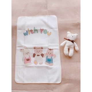 Lót chống thấm siêu thoáng khí Organic, lót thay bỉm cho bé cotton hữu cơ 4 lớp