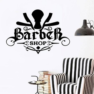 Decal Trang trí Barber, Salon cắt tóc Nổi bật, tăng tính thẩm mỹ, thu hút khách hàng P2