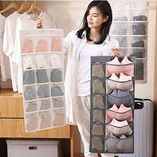 ( CHUYÊN SỈ ) Túi Đựng Đồ Lót, Tất Vớ Treo Tủ 30 Ô Hai Mặt | Vải Oxford Chống Ẩm, Chống Bụi