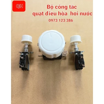 Công tắc quạt điều hòa hơi nước - bộ 3 công tắc quạt hơi nước ( Như hình ảnh)