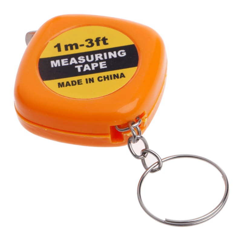 Bang Dễ Dàng Thu Vào Thước Thước Băng Thước Mini Di Động Kéo Thước Móc Khóa 1m 3ft