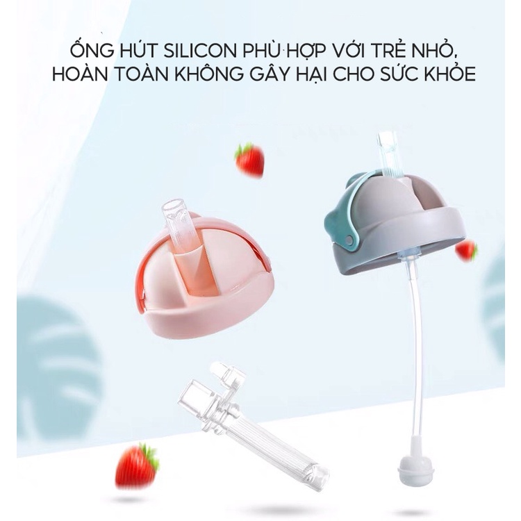 Ảnh Bình Nước Cao Cấp 250ml Cho Bé Van Chống Sặc, Chịu Nhiệt Tốt, Tay Cầm Tiện Lợi, Phù Hợp Để Tập Uống Sữa và Nước IQ Kao 1