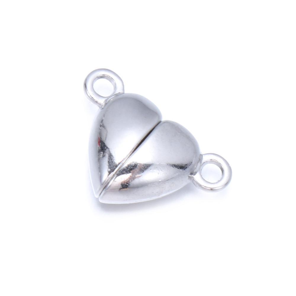 MERIGGIARE 20 Chiếc (10 Bộ) Vòng Tay Cặp Đôi Hạt Handmade Quyến Rũ Đầu Mũ Khóa Từ Tính