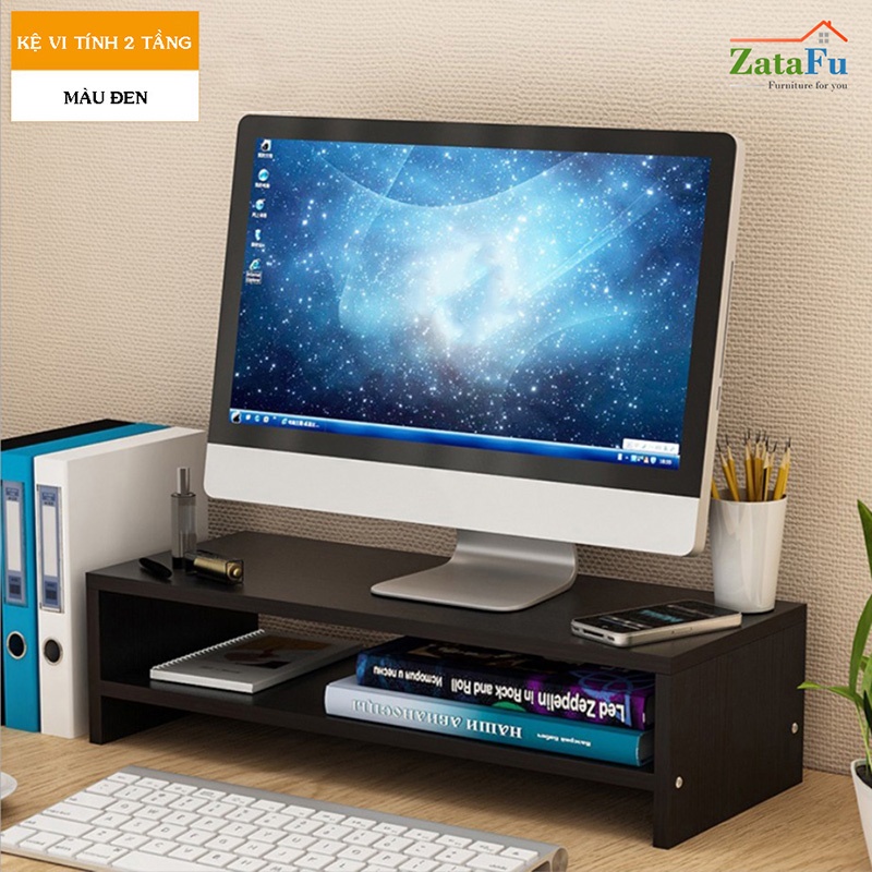 Kệ Giá Đỡ Màn Hình Máy Tính 2 Tầng KVT-02 ZataFu | Shopee Việt Nam