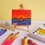 Bảng vẽ bằng Canvas kèm giá đỡ mont marte