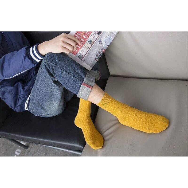 Set 10 tất len cao cổ dệt tay Tianyi