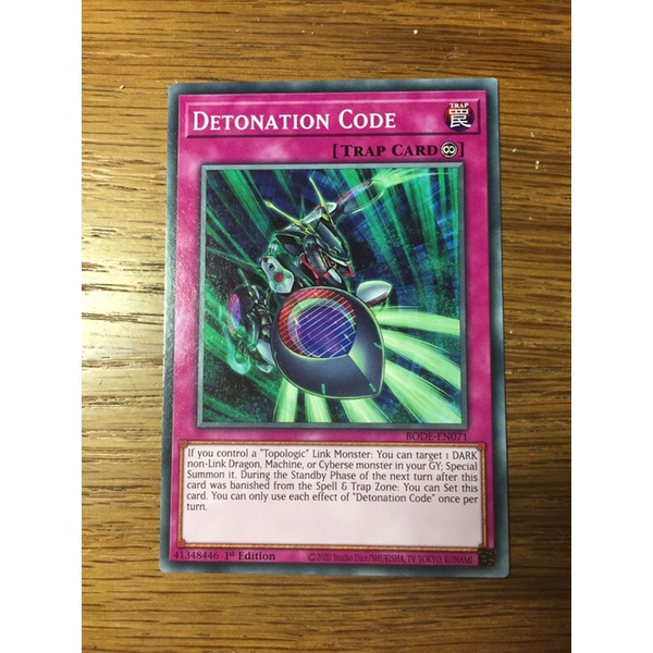 Thẻ bài Yugioh Detonation Code Shopee Việt Nam