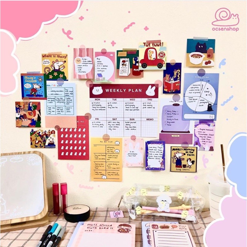 Set note + planner hình | Shopee Việt Nam