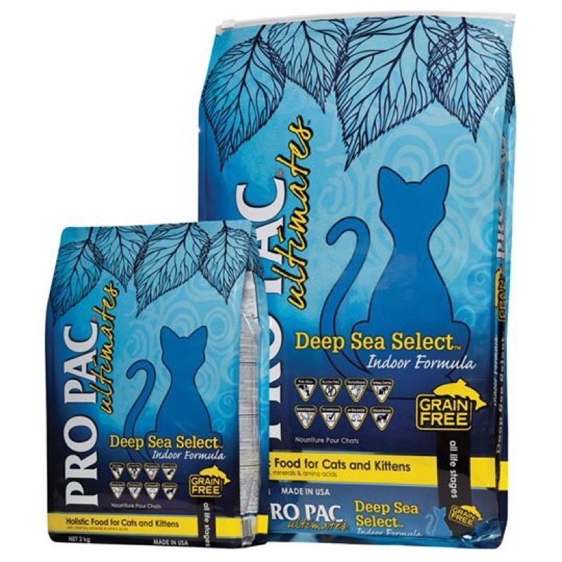 PRO PAC Ultimates Deep Sea Select Indoor Formula - Thức ăn khô cho mèo ...