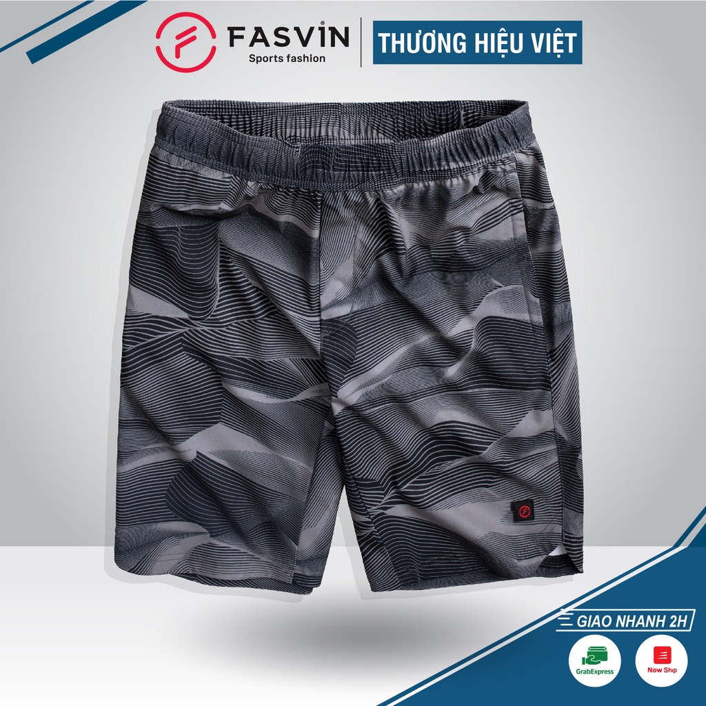 Quần đùi thể thao nam Fasvin S22514.HN vải gió chun mềm mại co giãn thoải mái