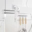 Giá treo khăn xoay BORAGETE Nhà bếp bằng nhôm Tiết kiệm không gian Giá đỡ treo tường