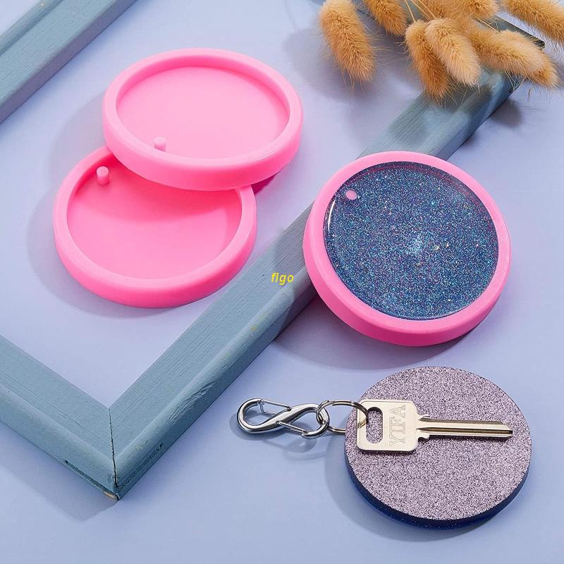 Khuôn Silicone Làm Mặt Dây Chuyền Epoxy UV Hình Xương Chó